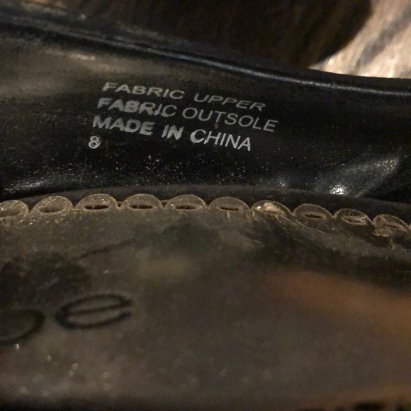 Bebe black and gold platform heels - Picture 6 of 6